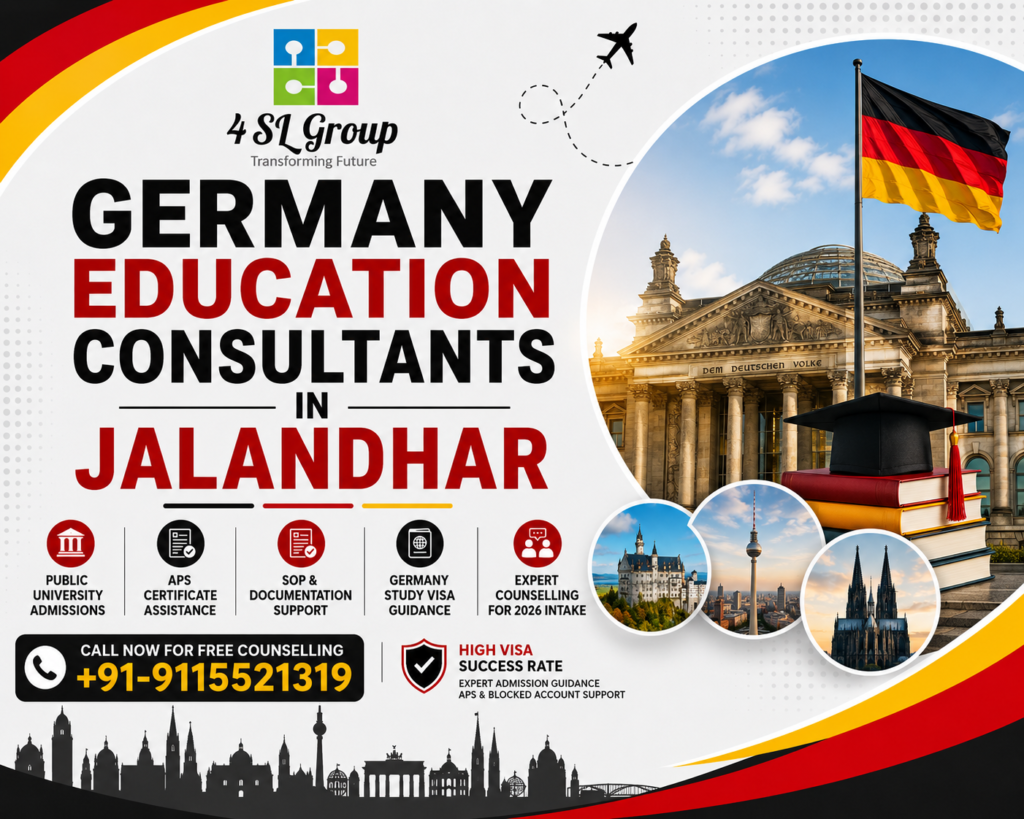 Germany Education Consultants in Jalandhar