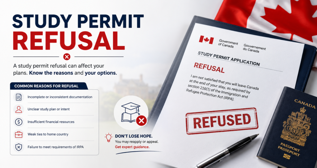 Canada study permit extension refusal