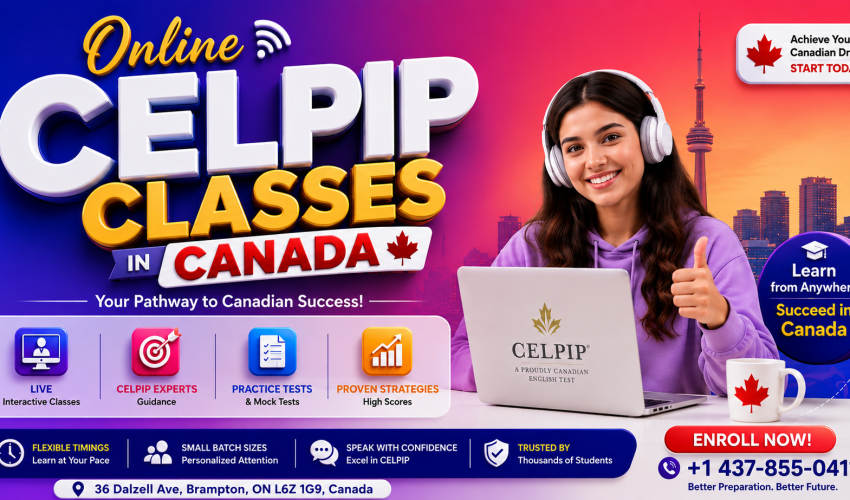 Celpip Online Classes in Canada