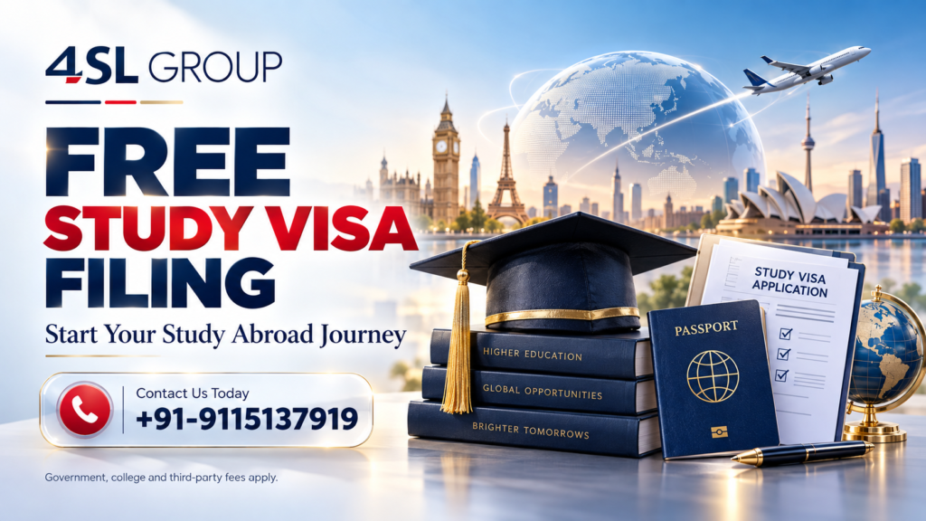 Free Study Visa Filing